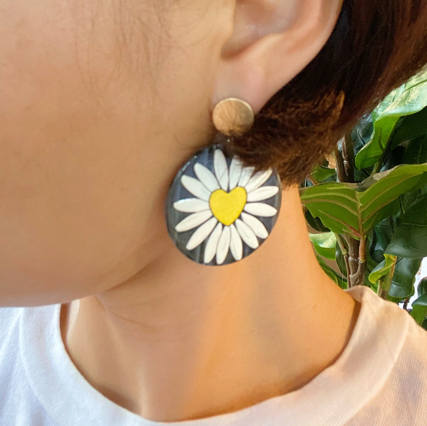 Vibrant Artful Life Hand-Painted Earrings