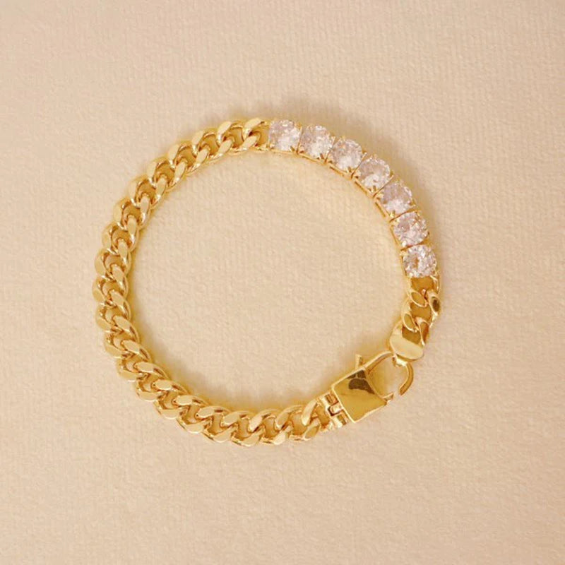 Chic City Glam Chain Bracelet for Effortless Style
