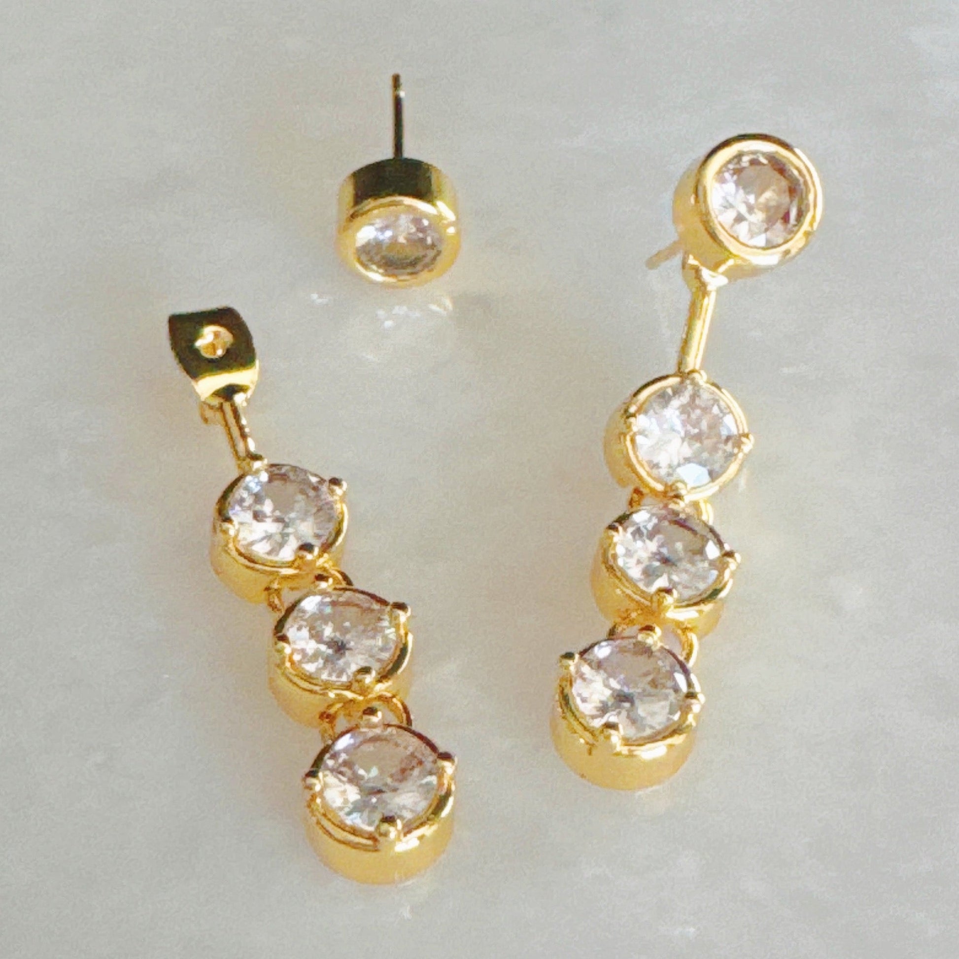 Stunning Backdrop Bezel Earrings for Effortless Elegance