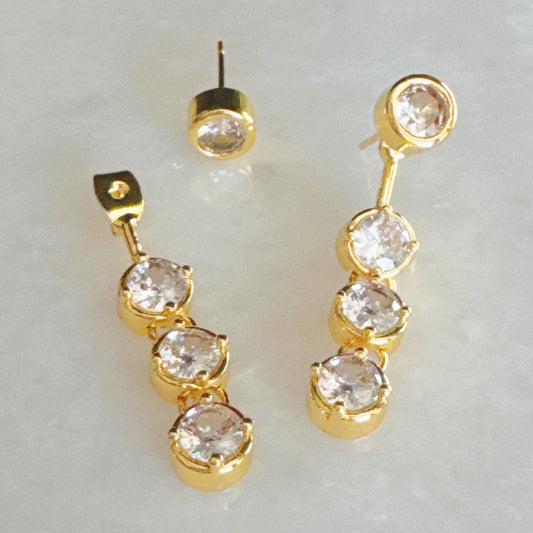 Stunning Backdrop Bezel Earrings for Effortless Elegance