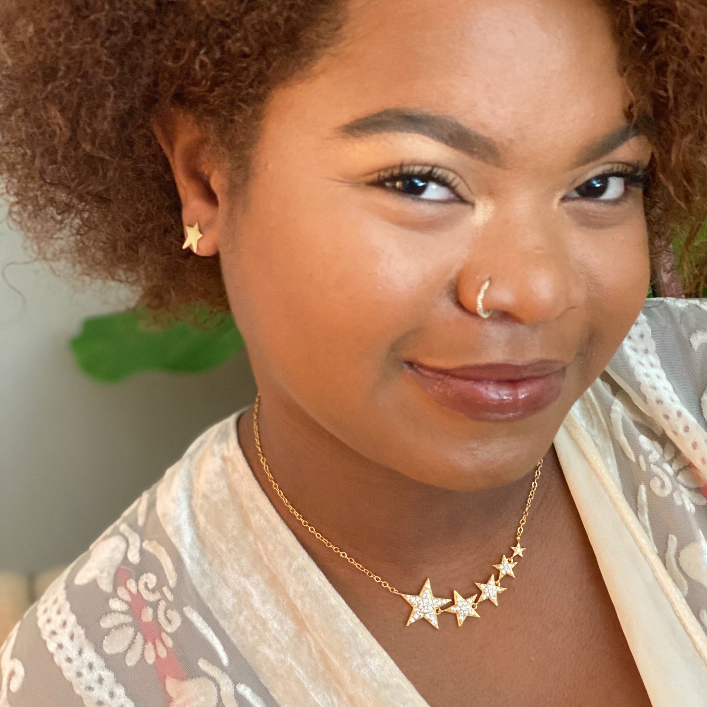 Skyward Elegance: Love the Sky Stud Earrings Set