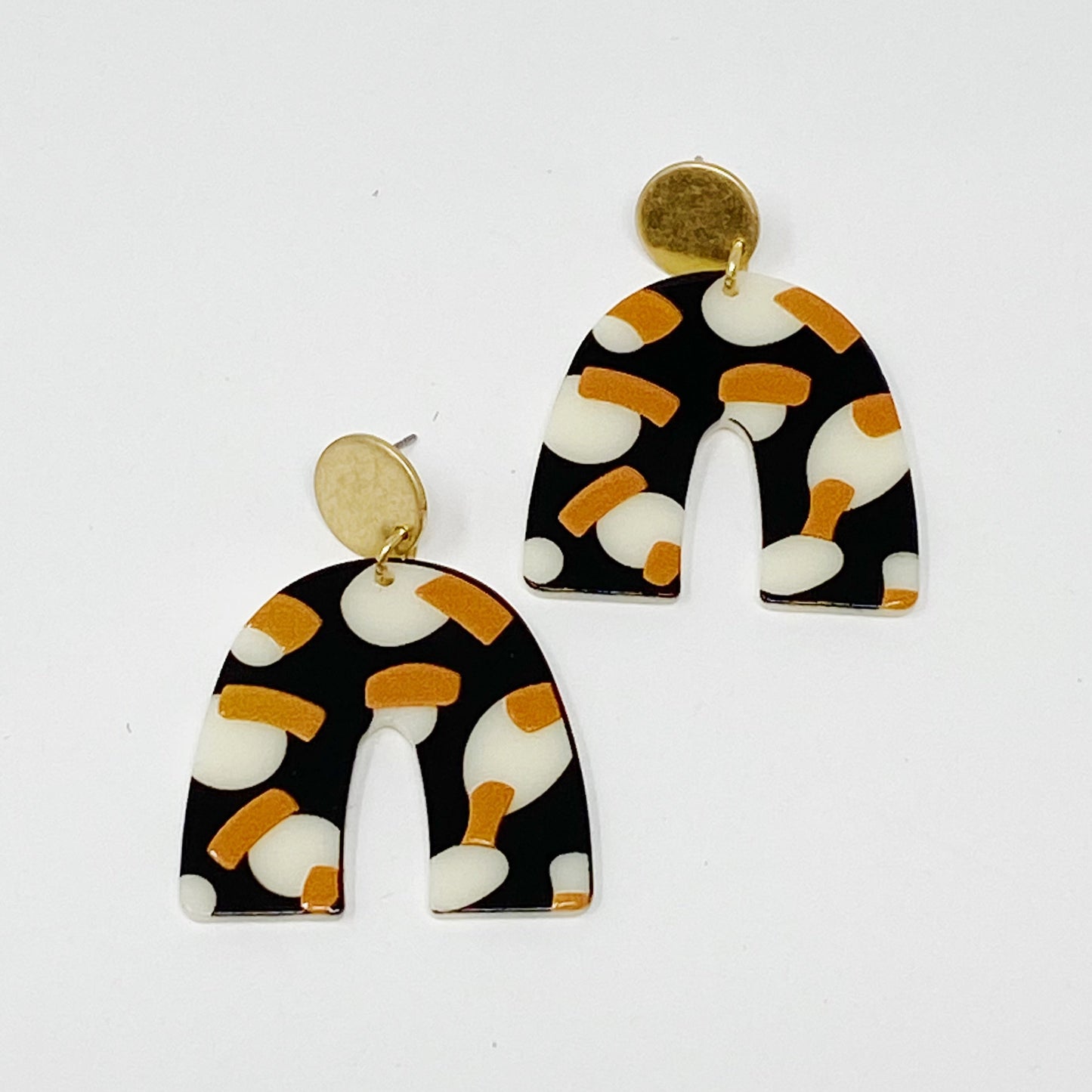 Vibrant Artful Life Hand-Painted Earrings