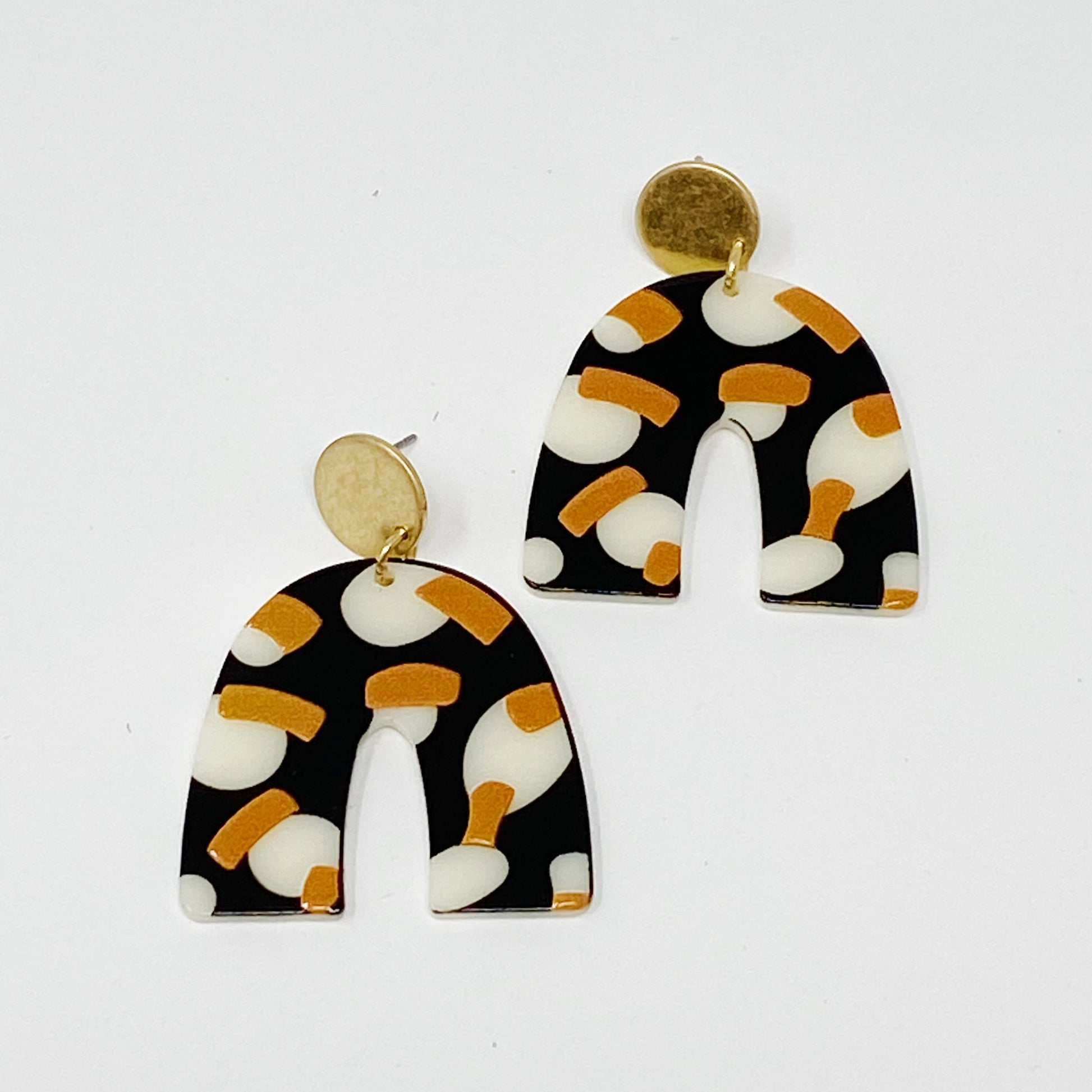 Vibrant Artful Life Hand-Painted Earrings