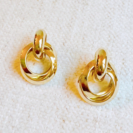 Gold Knocker Earrings
