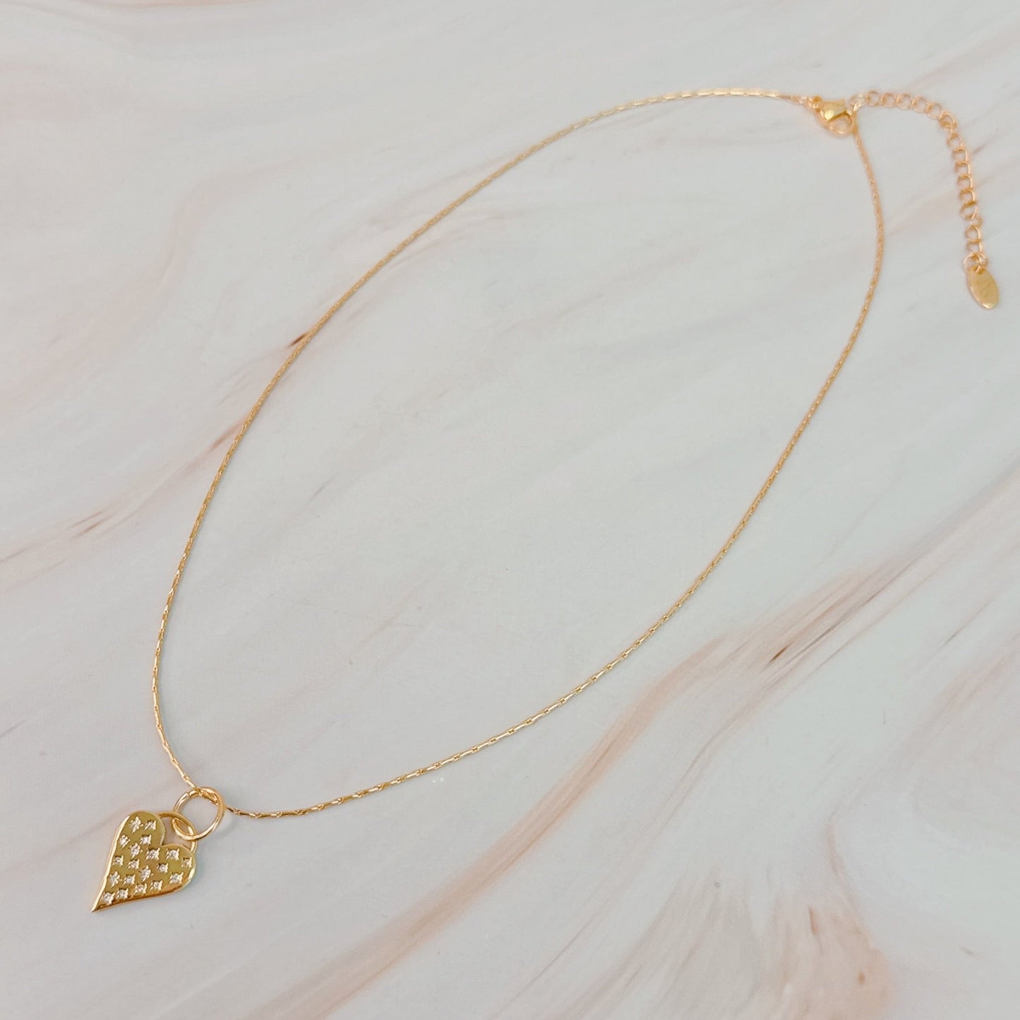 Celestial Heart Necklace - Embrace the Stars