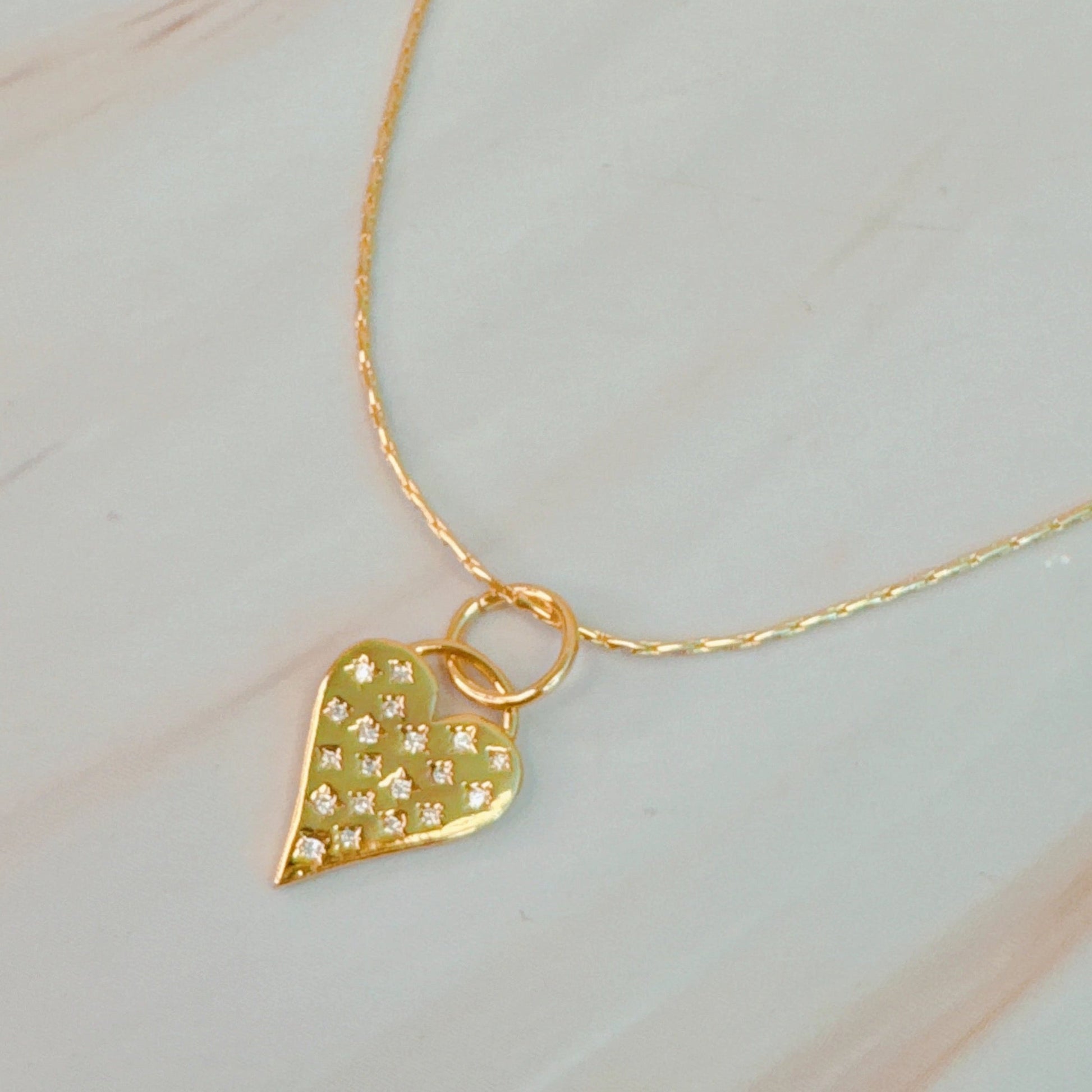 Celestial Heart Necklace - Embrace the Stars