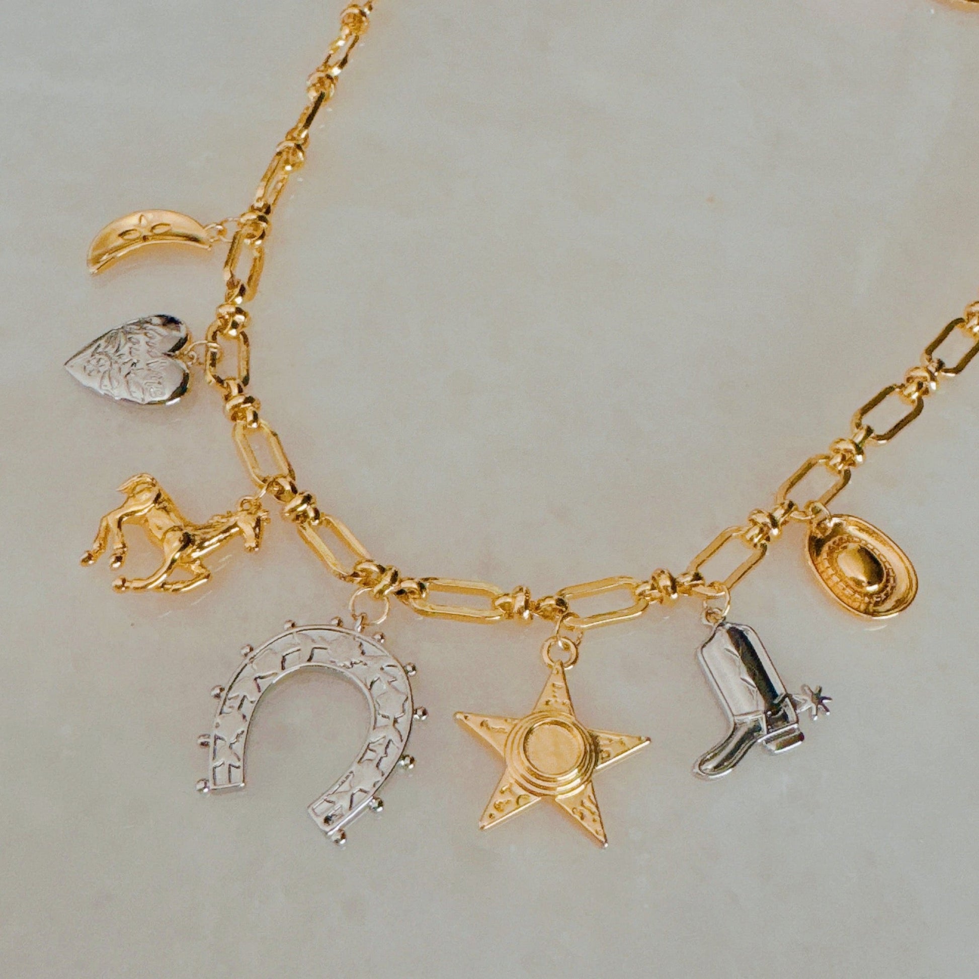 Rustic Charm Wild Western Multi-Accent Necklace