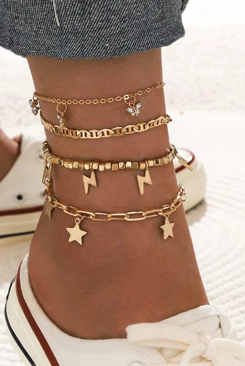 Chic & Stylish Player Anklet Set